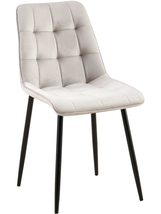 Silla de comedor de terciopelo Gifford, gris Silla de comedor de terciopelo Gifford, gris