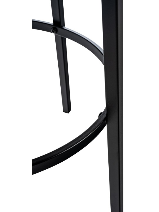 Taburete de bar Kamari piel sintética, crema