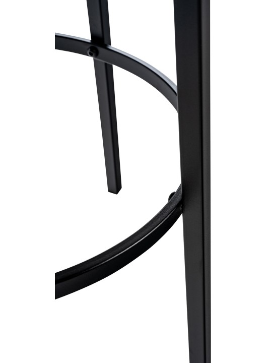 Taburete de bar Kamari terciopelo, crema