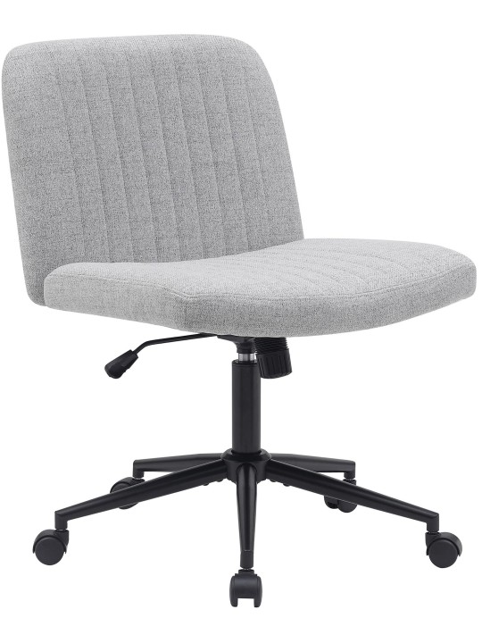 Silla de oficina Kingman tela, gris claro