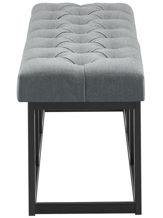 Banco Amun tela B100, gris oscuro