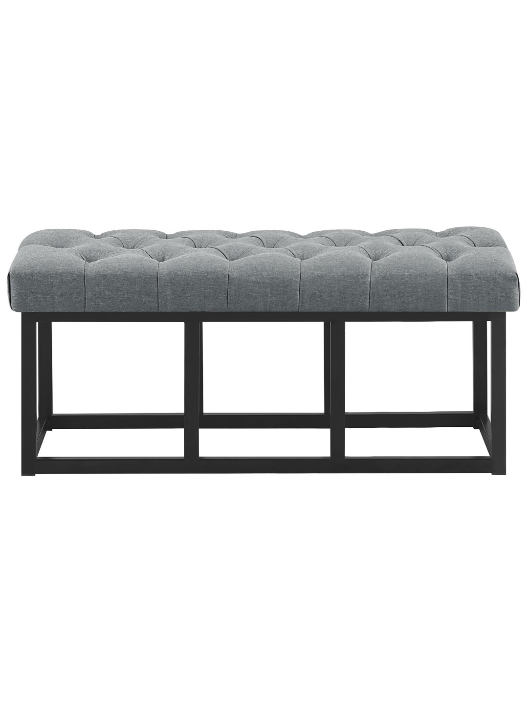 Banco Amun tela B100, gris oscuro