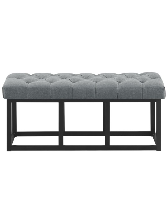 Banco Amun tela B100, gris oscuro