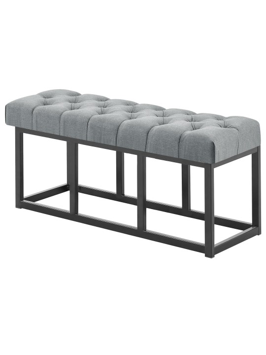 Banco Amun tela B100, gris oscuro