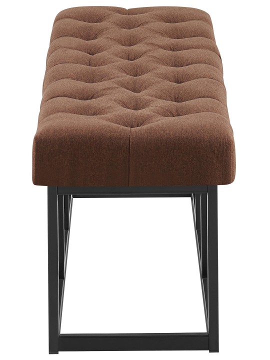 Banco Amun tela B120, marrón