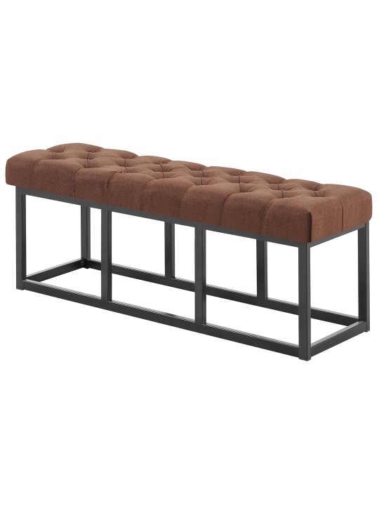 Banco Amun tela B120, marrón