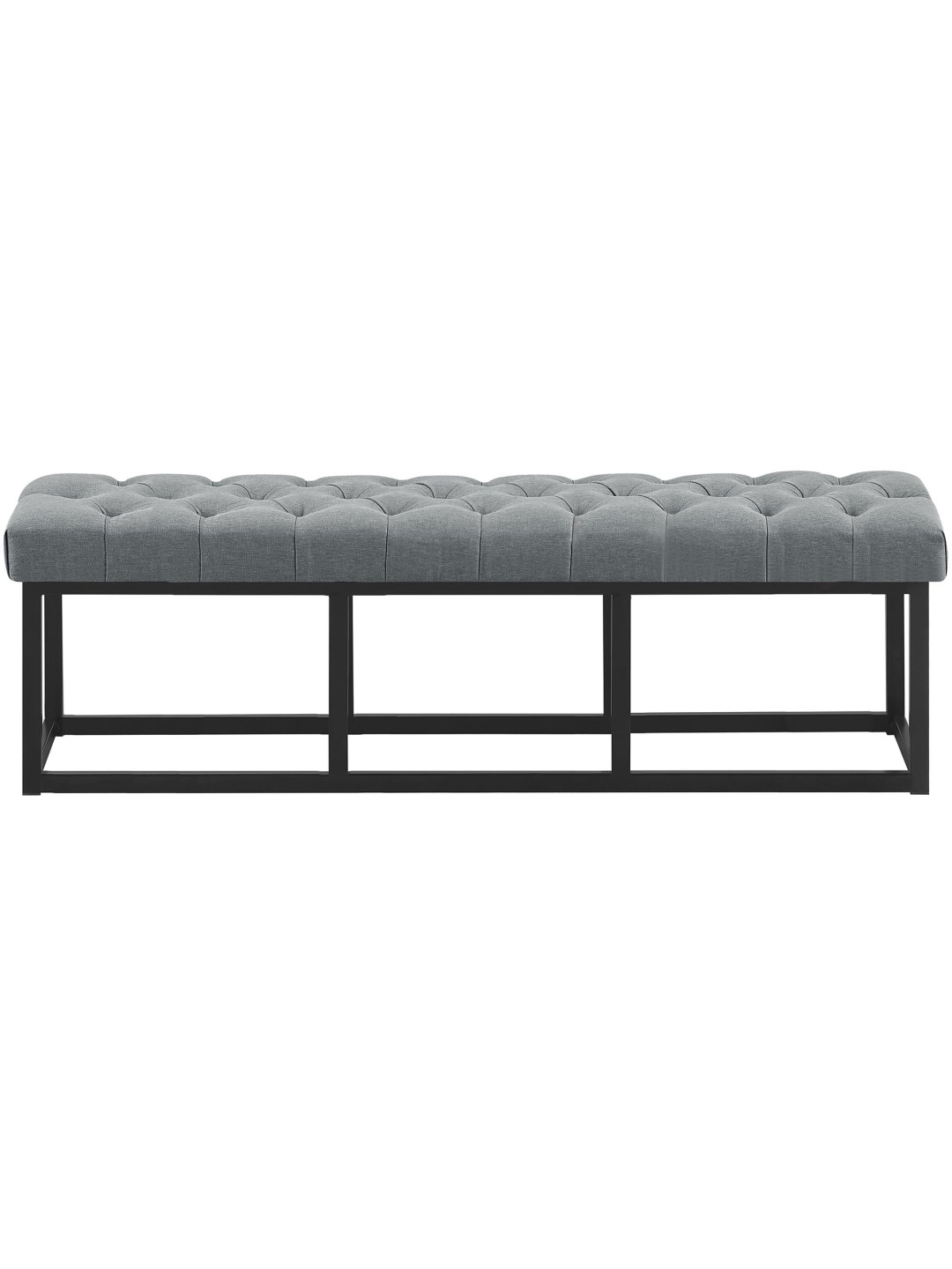 Banco Amun tela B150, gris oscuro