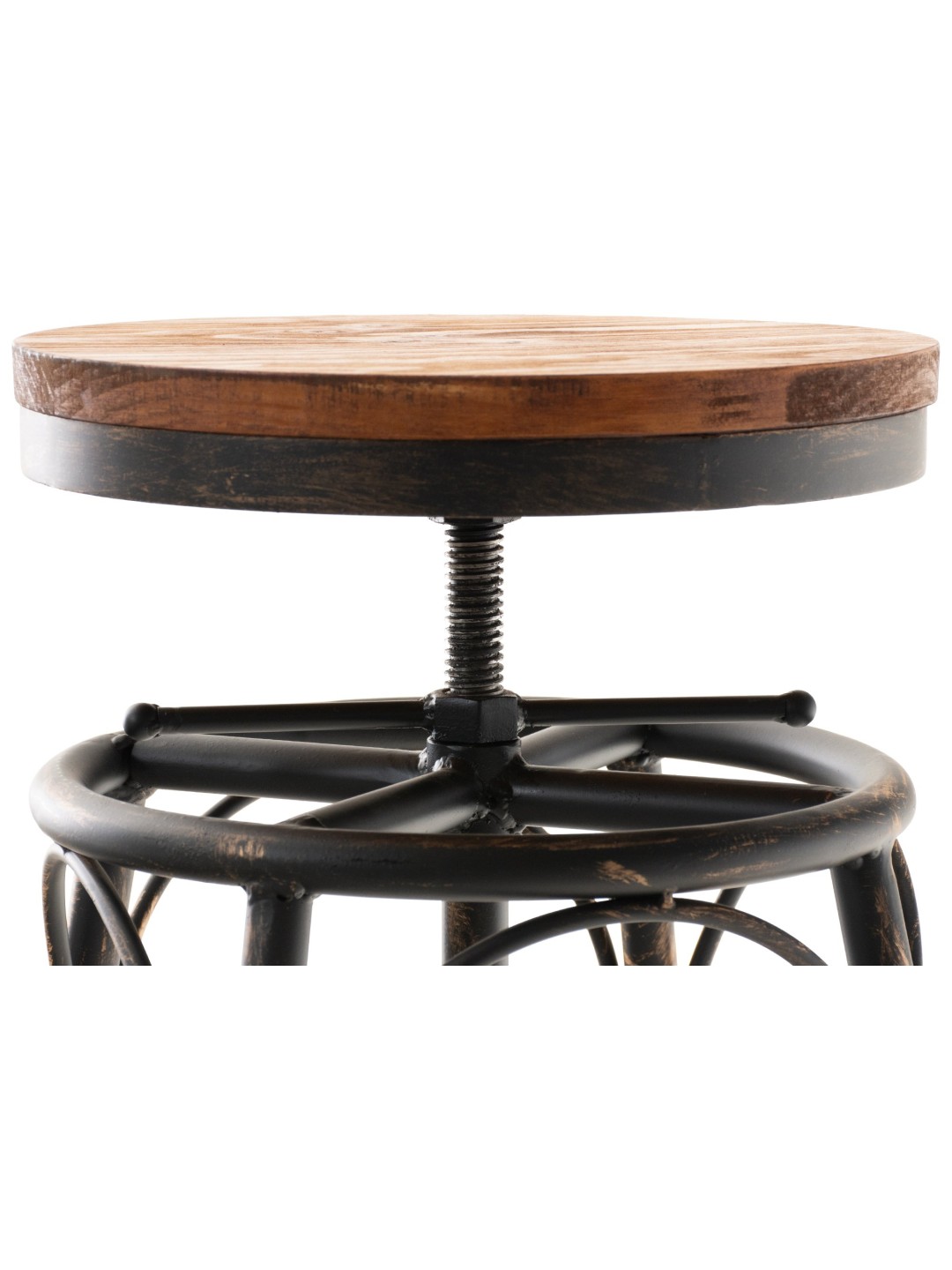 Taburete de bar Viga, bronce