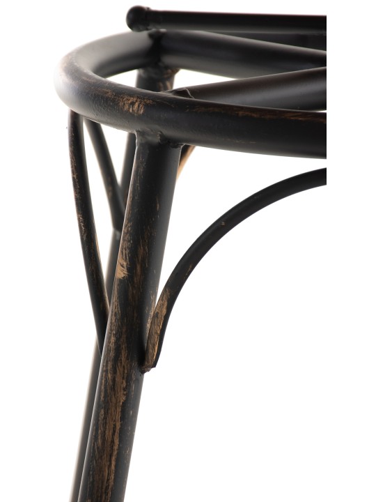 Juego de 2 taburetes de bar Beam, bronce