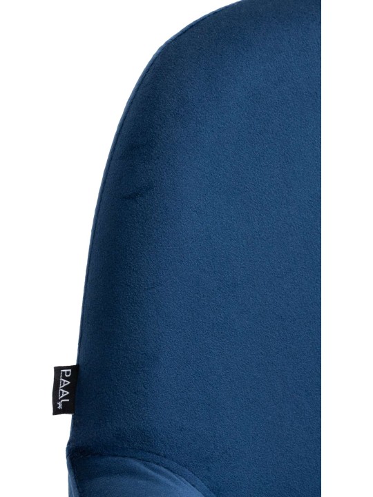 Juego de 2 taburetes de bar Braga terciopelo, azul Juego de 2 taburetes de bar Braga terciopelo, azul