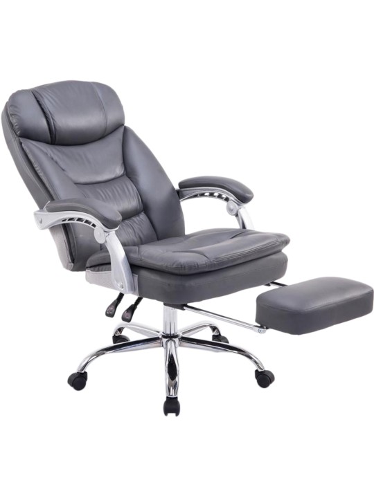 Silla de oficina XL Troy, gris