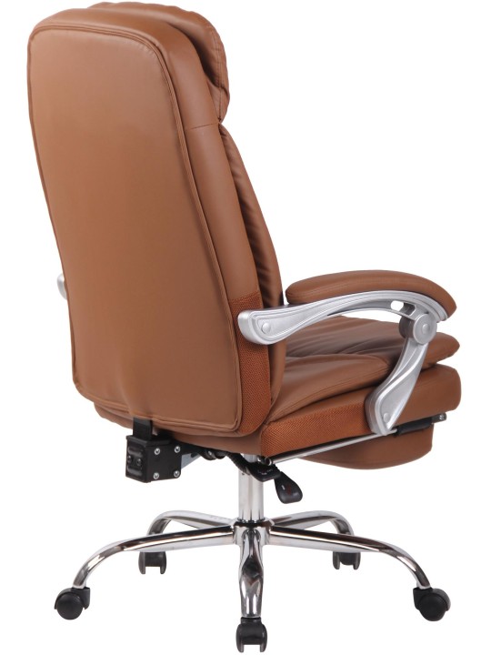 Silla de oficina XL Troy, marrón claro