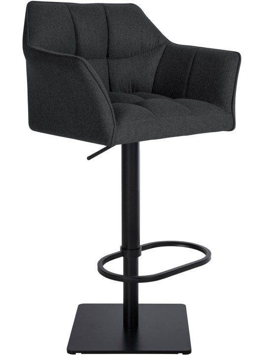 Taburete de bar Damaso B fieltro, antracita