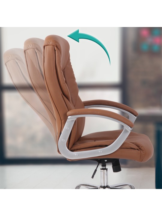 Silla de oficina BIG Rodeo, marrón claro Silla de oficina BIG Rodeo, marrón claro