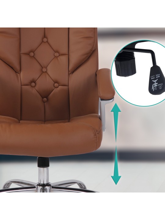 Silla de oficina BIG Rodeo, marrón claro Silla de oficina BIG Rodeo, marrón claro