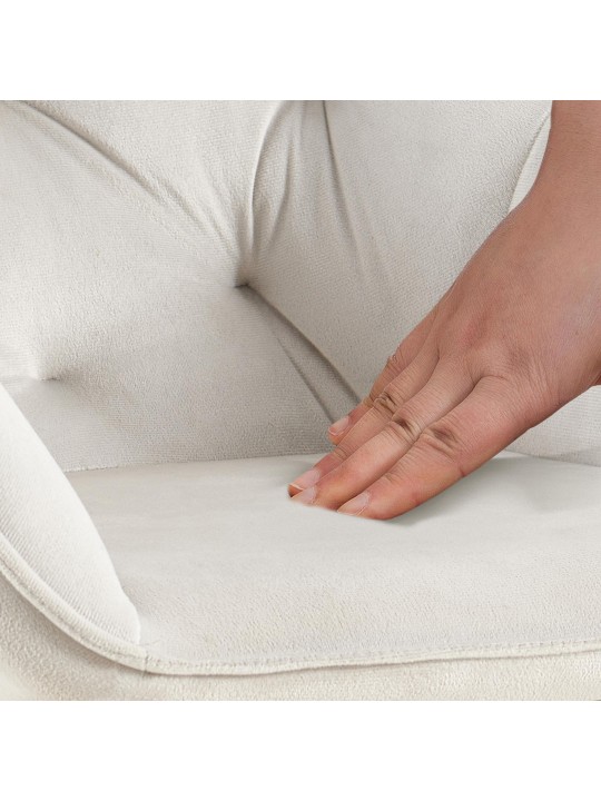 Silla de visita Cassis terciopelo, gris claro Silla de visita Cassis terciopelo, gris claro