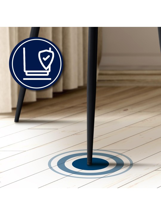 Silla de visita Cassis terciopelo, gris claro Silla de visita Cassis terciopelo, gris claro