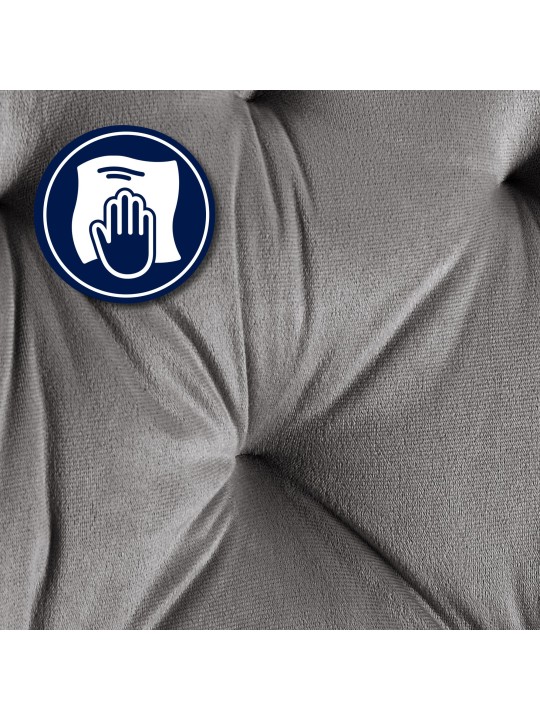 Juego de 2 sillas de comedor Cassis, gris oscuro Juego de 2 sillas de comedor Cassis, gris oscuro