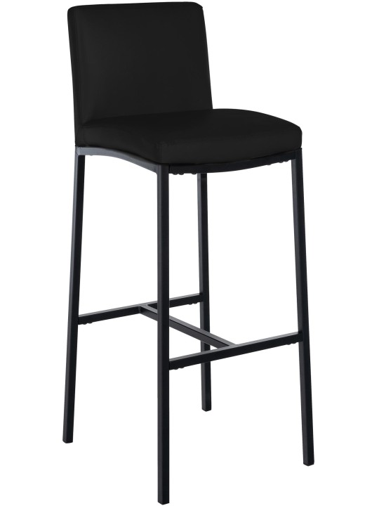 Taburete de bar Freeport piel sintética B, negro
