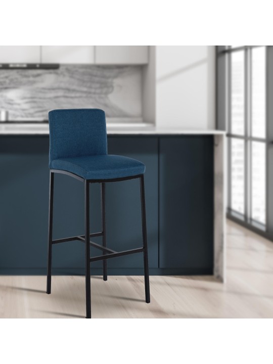 Taburete de bar Freeport tela B, azul