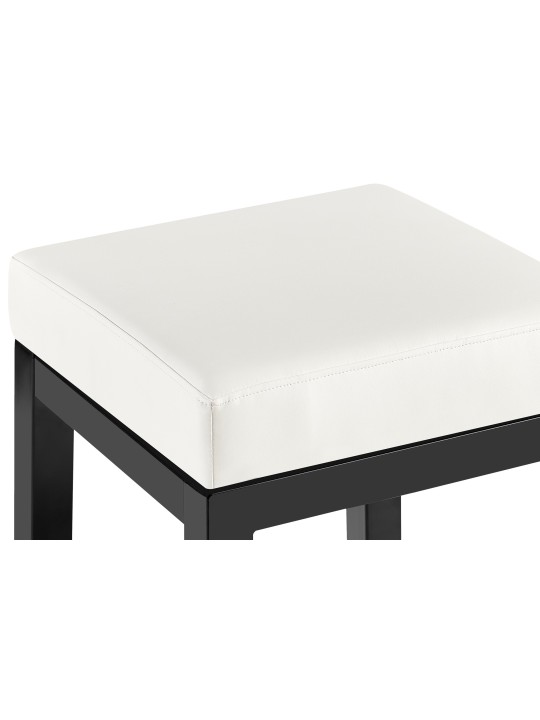 Taburete de bar Taylor B85 piel sintética, blanco Taburete de bar Taylor B85 piel sintética, blanco