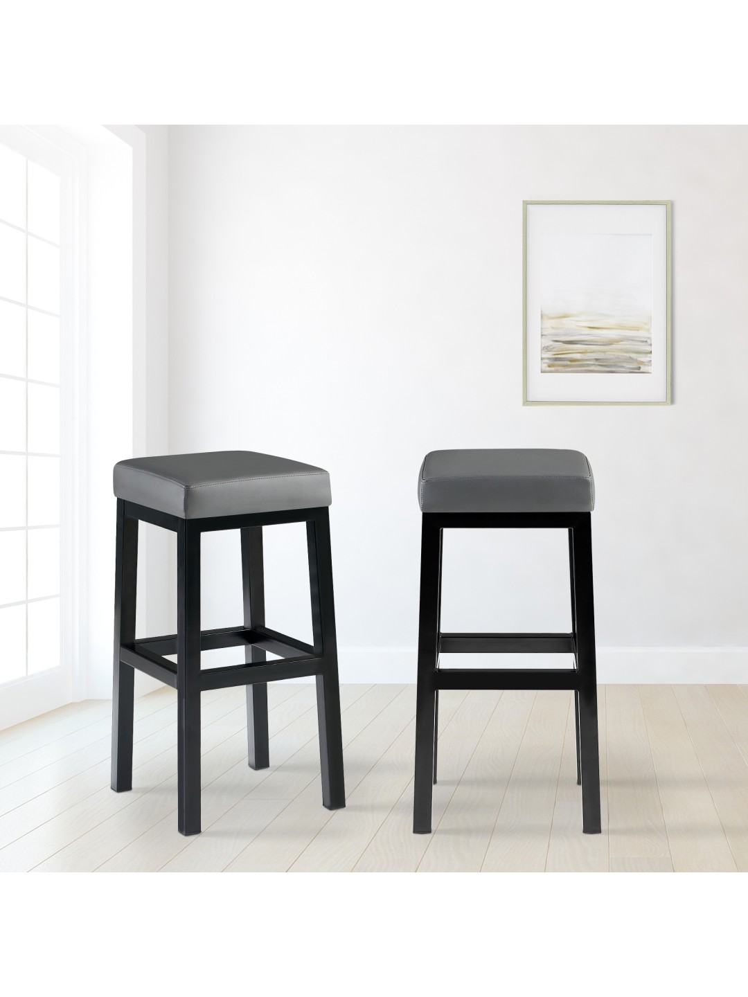 Taburete de bar Taylor B80, gris