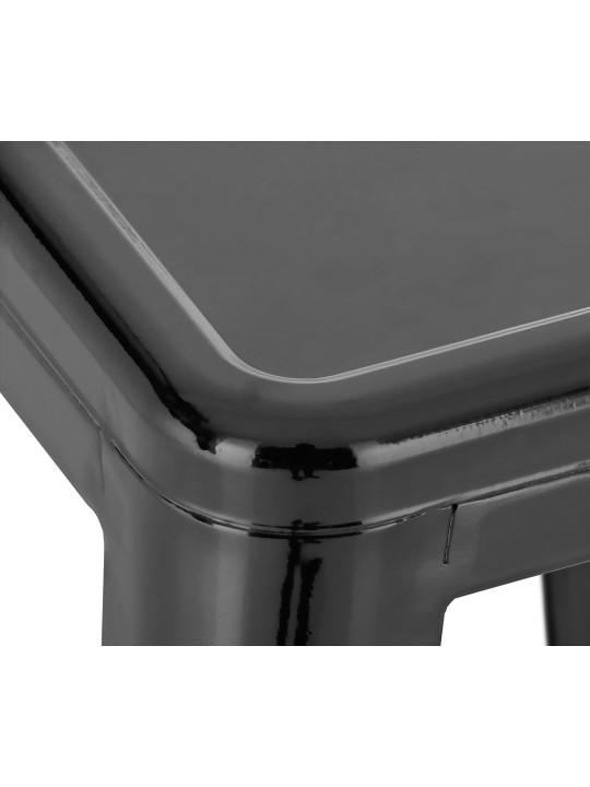 Taburete de bar Joshua, negro Taburete de bar Joshua, negro