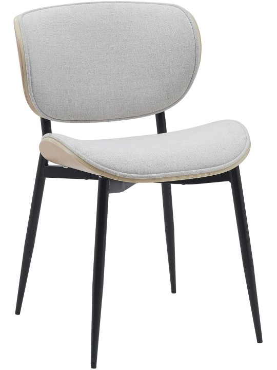 Silla de visita tela Enid, natural/crema Silla de visita tela Enid, natural/crema