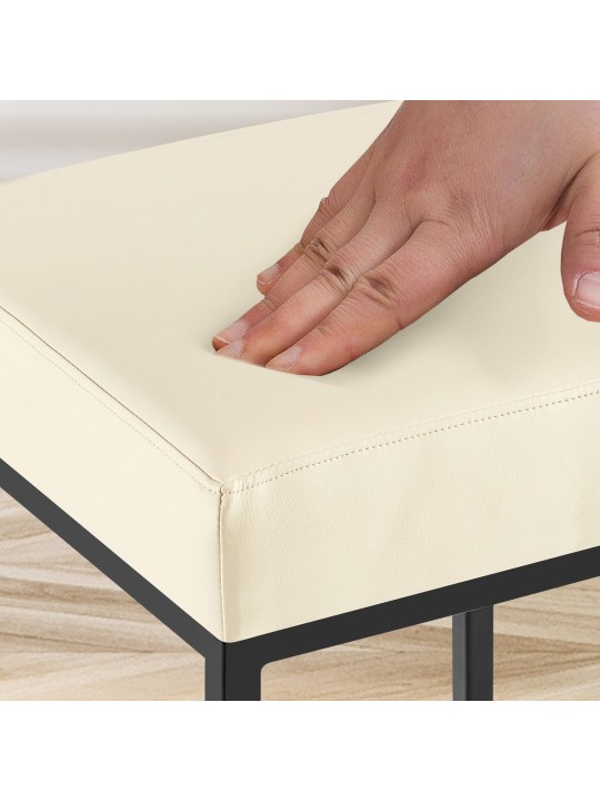 Taburete de bar Montreal B80, crema