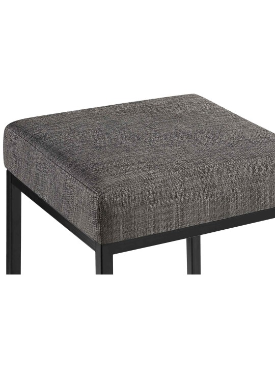 Taburete de bar Montreal B85 tela, gris