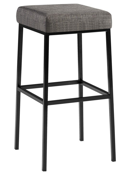 Taburete de bar Montreal B80 tela, gris