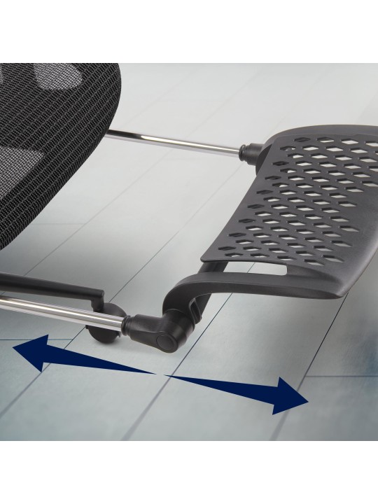 Silla de oficina Reston, negro/negro Silla de oficina Reston, negro/negro