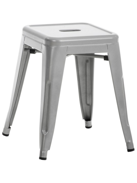 Taburete Armin, plata Taburete Armin, plata