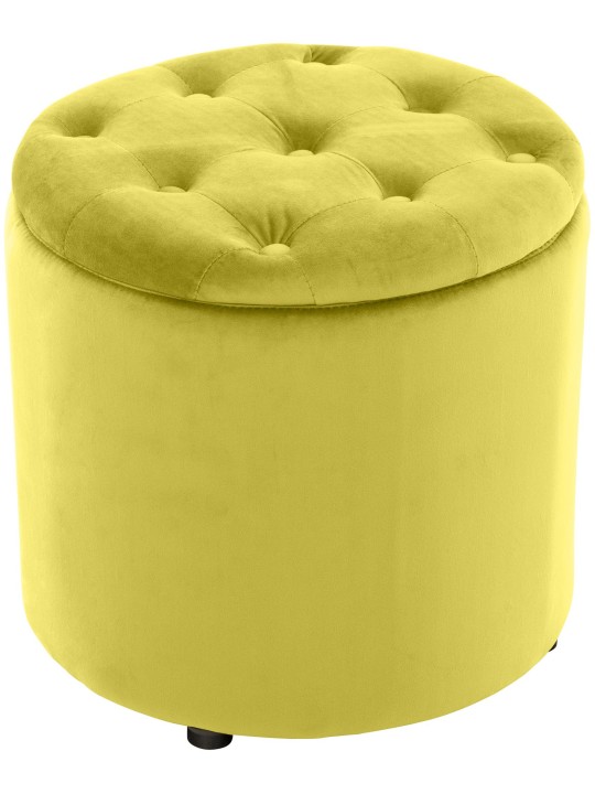 Taburete Pantin terciopelo, amarillo Taburete Pantin terciopelo, amarillo
