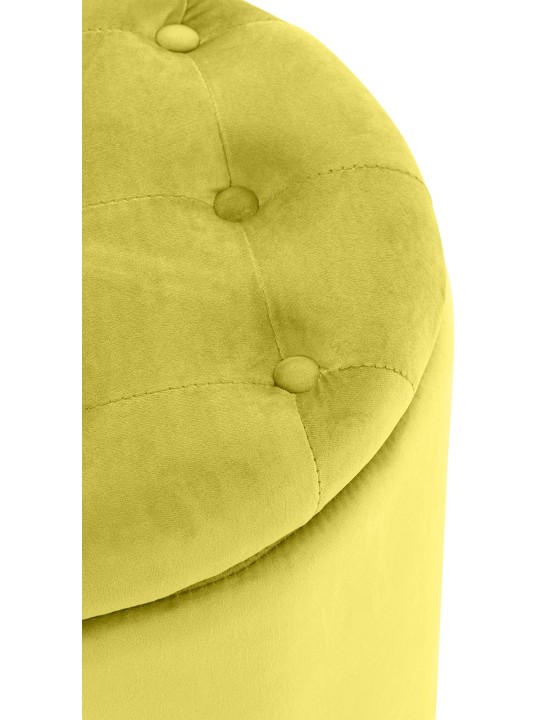 Taburete Pantin terciopelo, amarillo Taburete Pantin terciopelo, amarillo