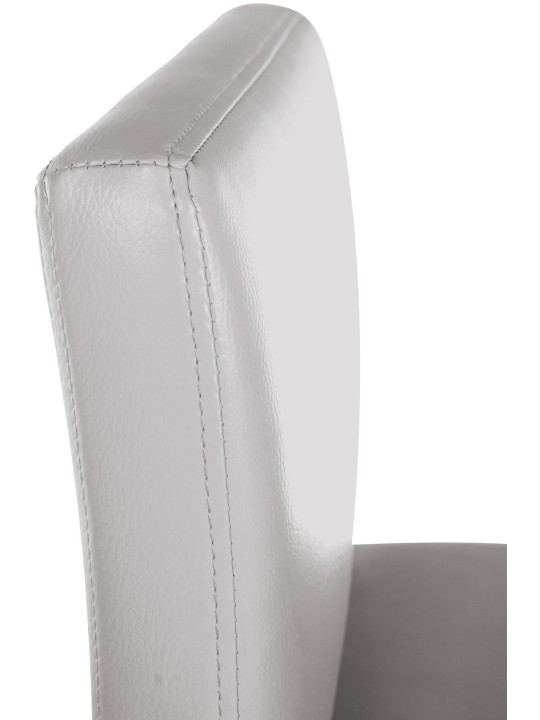 Taburete de bar Newport piel sintética B, blanco Taburete de bar Newport piel sintética B, blanco