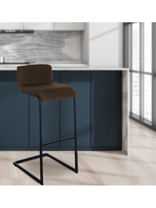 Taburete de bar Newport tela B, marrón Taburete de bar Newport tela B, marrón