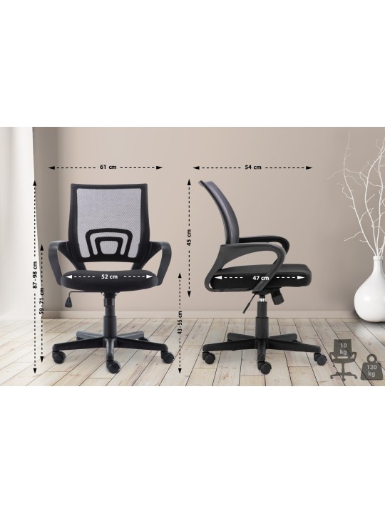 Silla de oficina Genius, gris