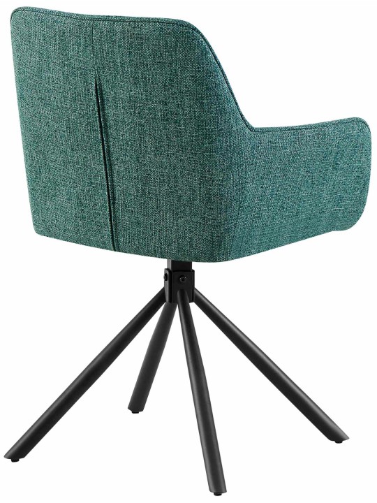 Silla Tipton tela, verde oscuro