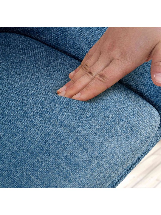 Silla Tipton tela, azul Silla Tipton tela, azul