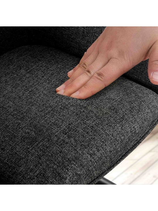 Silla Tipton tela, gris oscuro Silla Tipton tela, gris oscuro