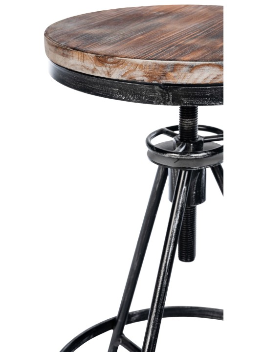 Taburete de bar Karla, plata Taburete de bar Karla, plata