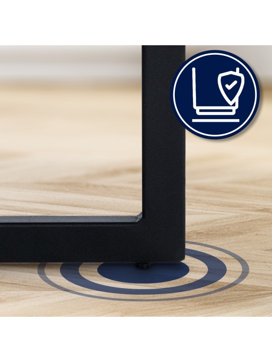 Taburete de bar Hopewell terciopelo B, negro