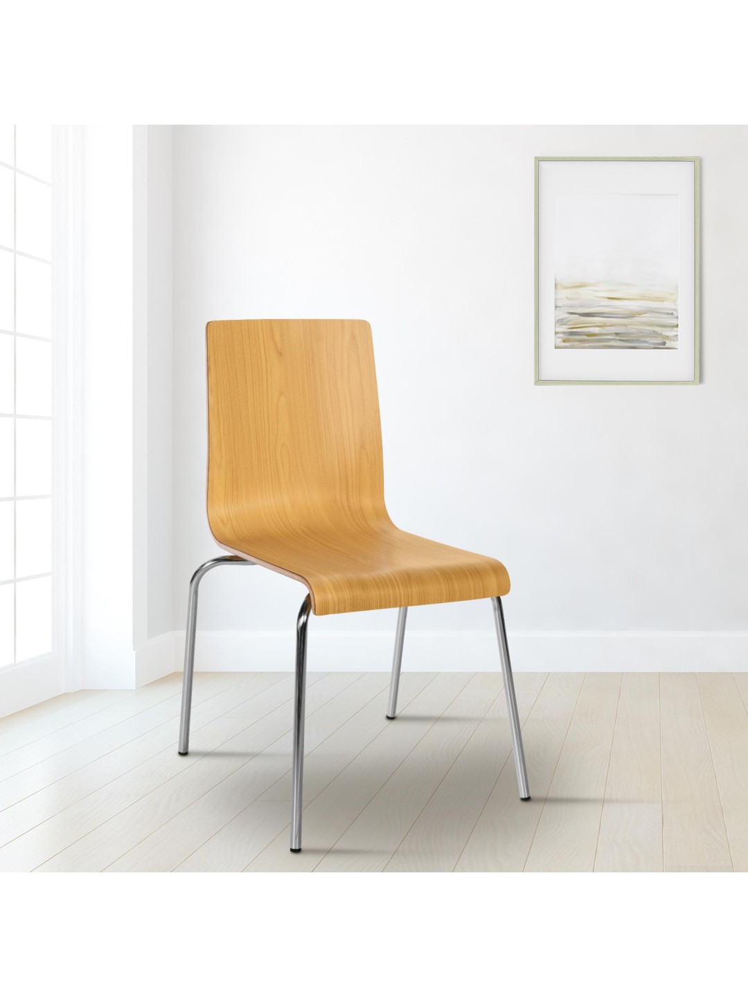 Silla de visita Gahanna, natural