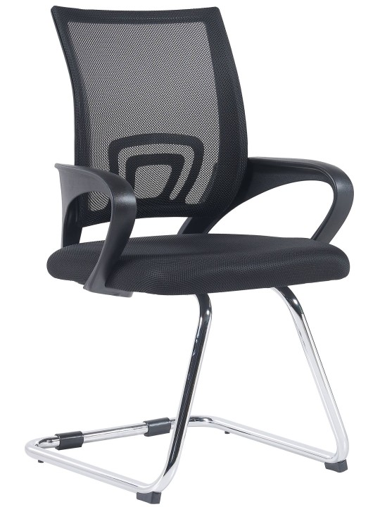 Silla de visita Eureka, negro Silla de visita Eureka, negro