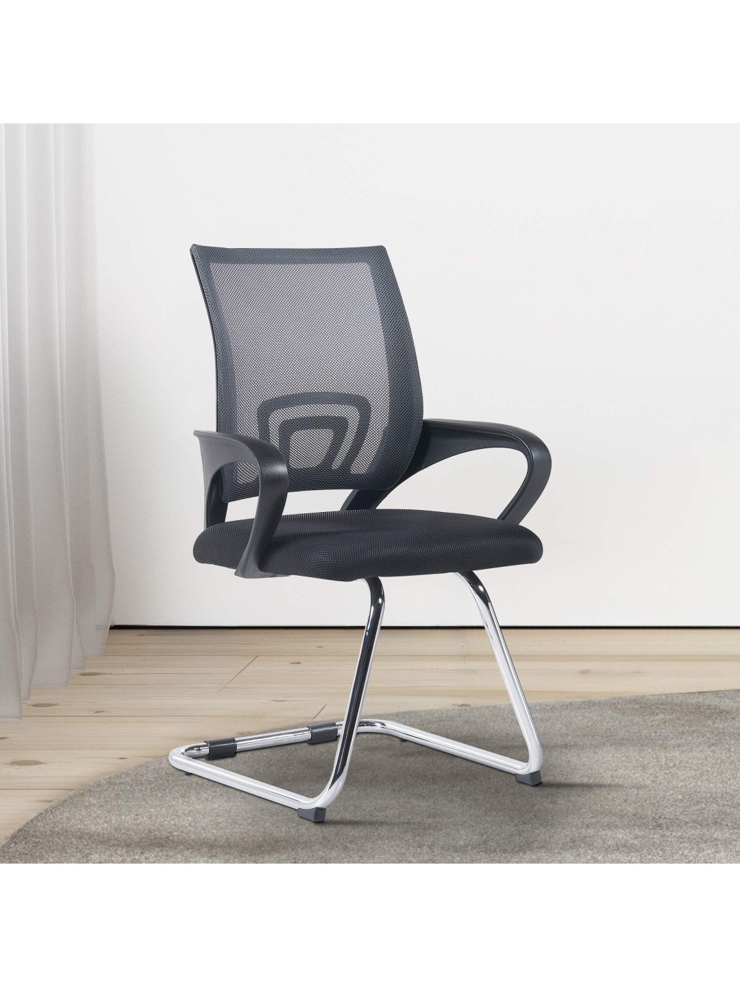 Silla de visita Eureka, gris