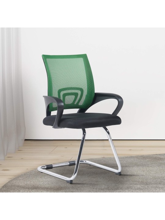 Juego de 2 sillas de visita Eureka, verde Juego de 2 sillas de visita Eureka, verde