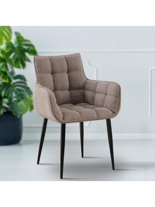 Silla Tirana tela, marrón tierra Silla Tirana tela, marrón tierra