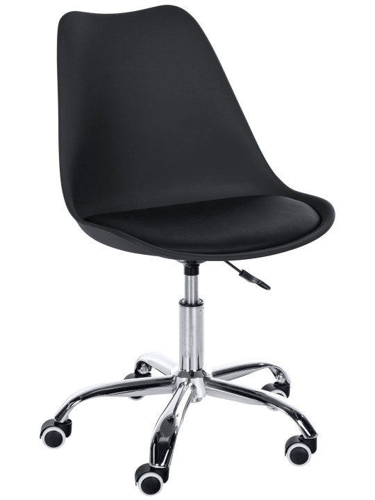 Taburete de trabajo Laflin, negro Taburete de trabajo Laflin, negro