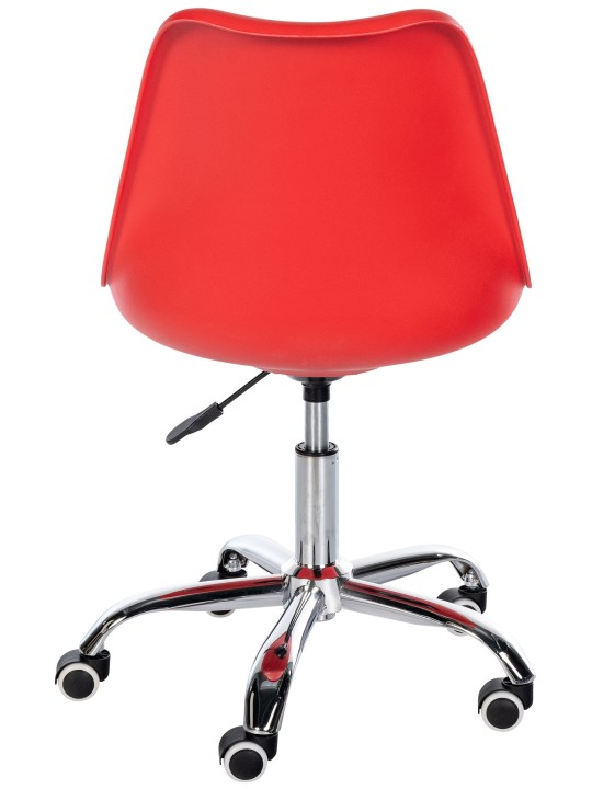 Taburete de trabajo Laflin, rojo Taburete de trabajo Laflin, rojo